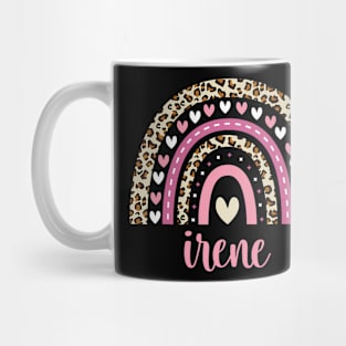 Rainbow Leopard Personalized Birthday Mug